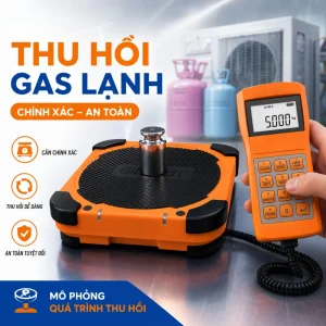 Thu hồi gas lạnh chính xác với Elitech LMC-300L