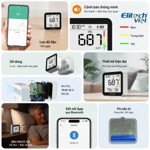 Tính năng nổi bật của máy đo chất lượng không khí Temtop C10 2nd