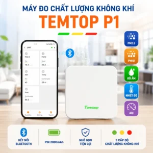 Tổng quan máy đo chất lượng không khí Temtop P1
