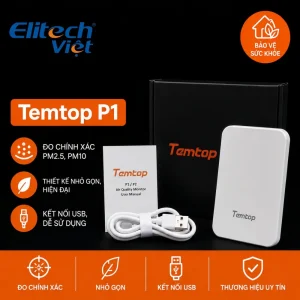 Tổng quan máy đo chất lượng không khí Temtop P1