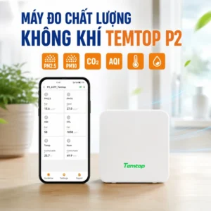 Tổng quan về máy đo chất lượng không khí Temtop P2