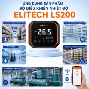 Ứng dụng bộ điều khiển nhiệt độ Elitech LS200