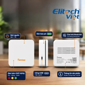 Ứng dụng máy đo chất lượng không khí Temtop P2