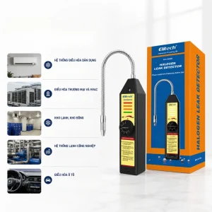 Ứng dụng máy dò rò rỉ ga lạnh Elitech WJL-6000S
