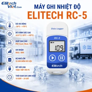 USB ghi nhiệt độ Elitech RC-5