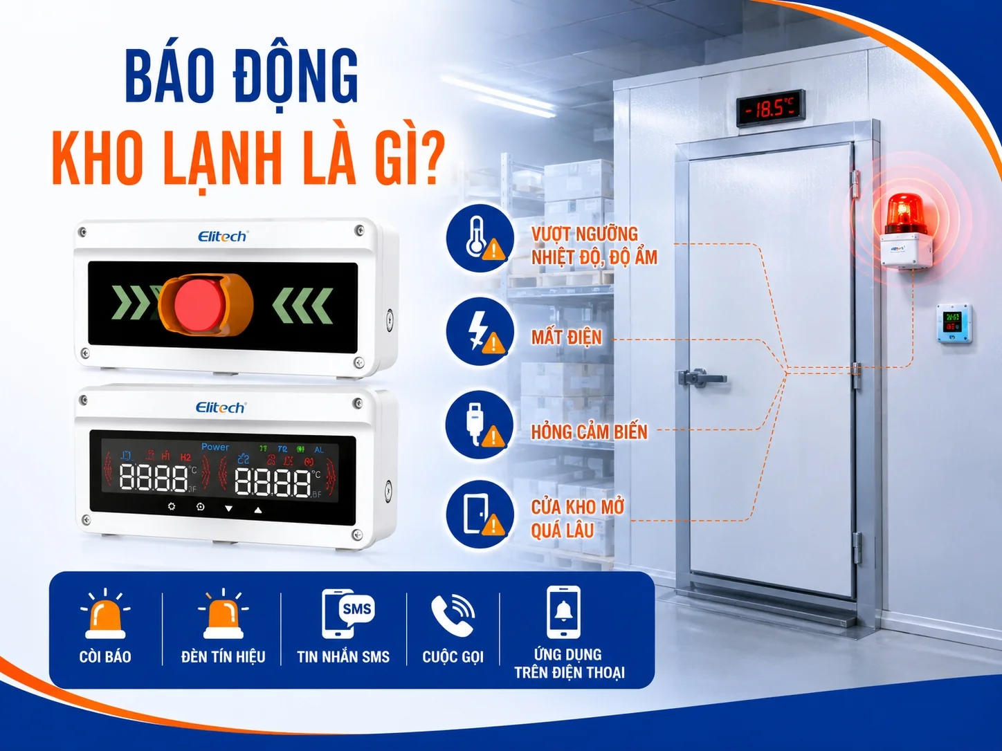 Giới thiệu về báo động kho lạnh