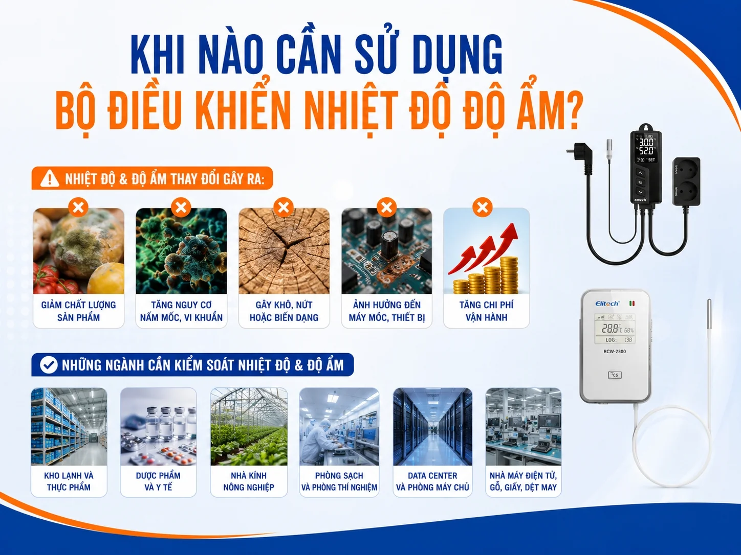 Khi nào cần sử dụng bộ điều khiển nhiệt độ độ ẩm