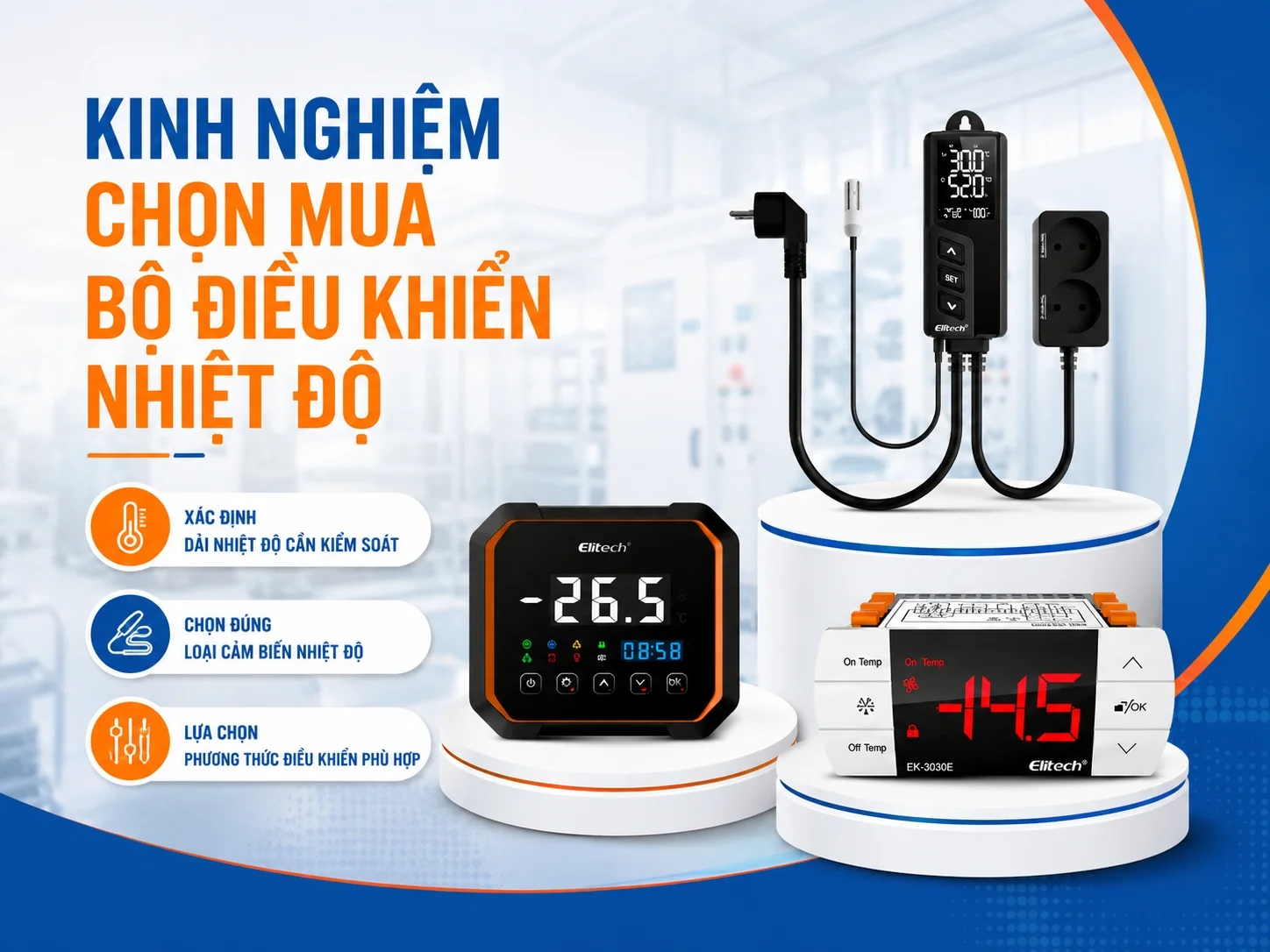 Kinh nghiệm khi chọn mua bộ điều khiển nhiệt độ