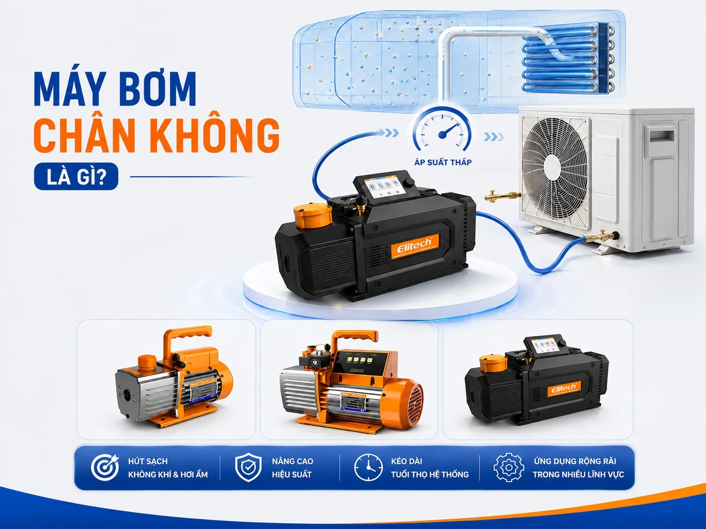 Máy bơm chân không là gì?