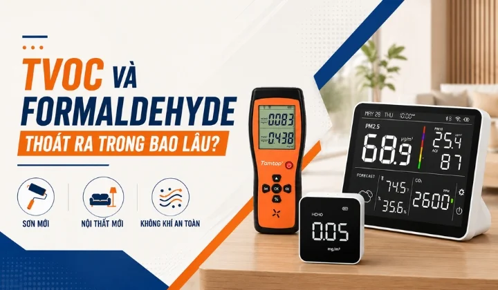 Thời gian phát thải TVOC trong nhà mới