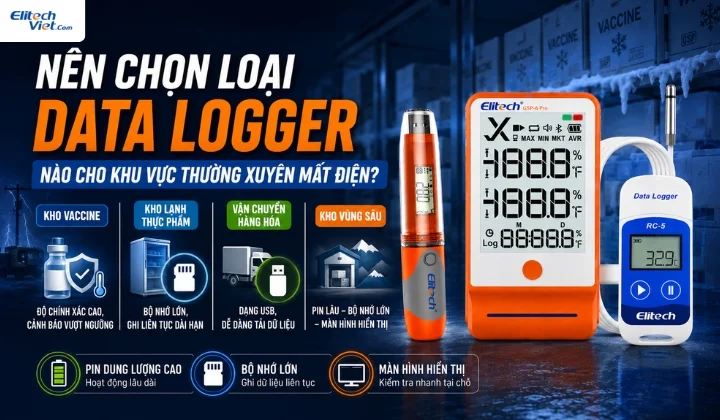 Nên chọn loại Data logger nào thường xuyên mất điện