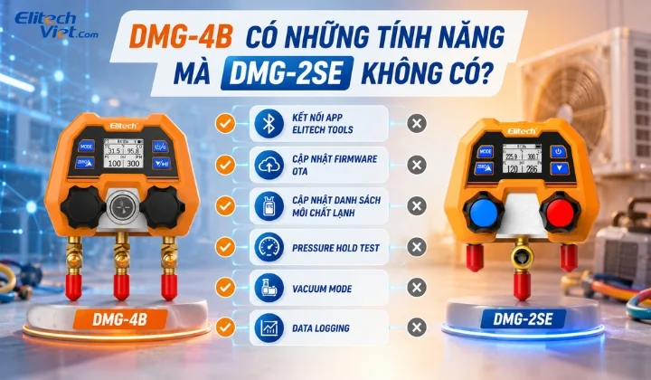 Những tính năng mà DMG 4B vượt trội hơn DMG 2SE