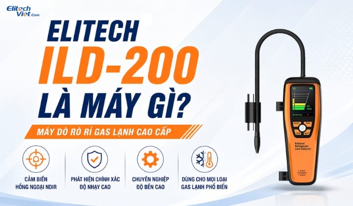 Thiết bị kiểm tra rò rỉ gas Elitech ILD200