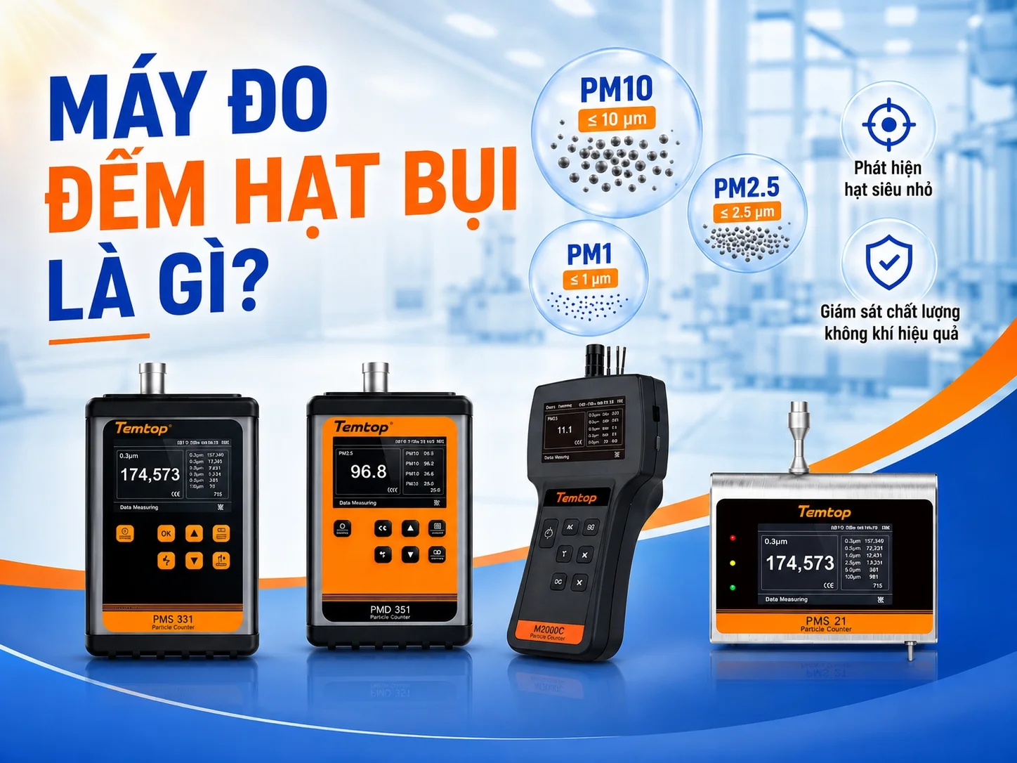 Tìm hiểu máy đo đếm hạt bụi là gì