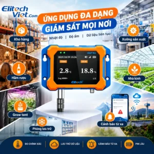 Elitech GSP-9G ứng dụng đa dạng, giám sát mọi nơi