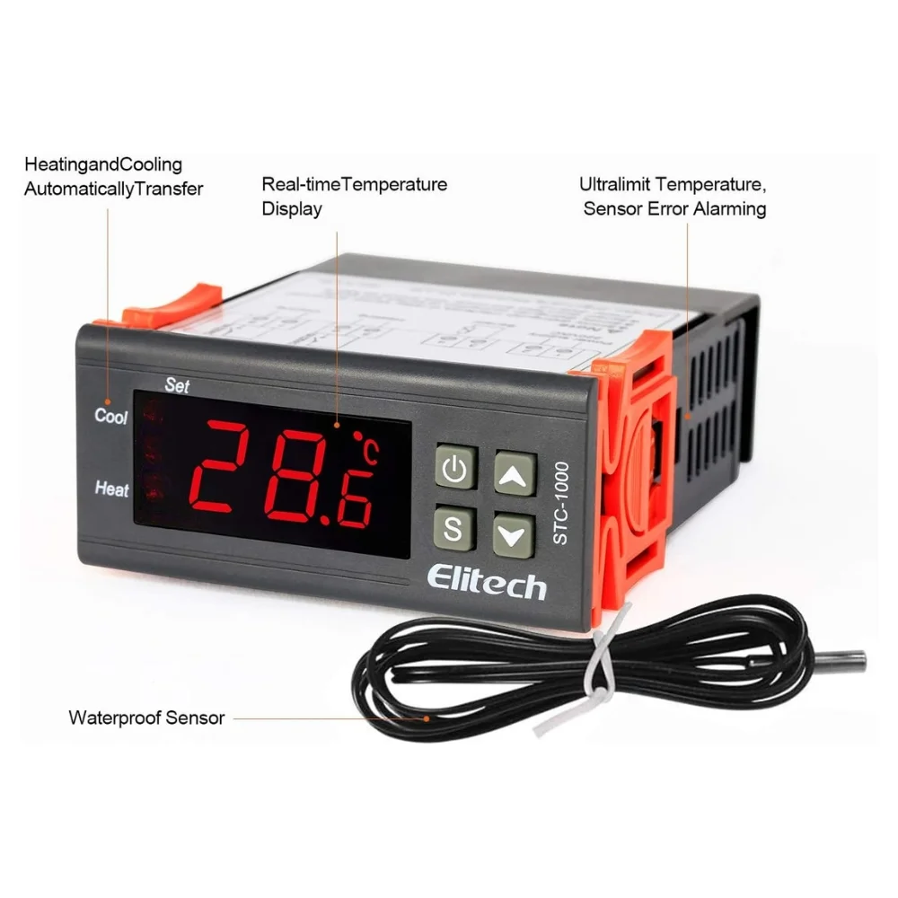 Bộ điều khiển nhiệt độ Elitech STC-1000 chính hãng