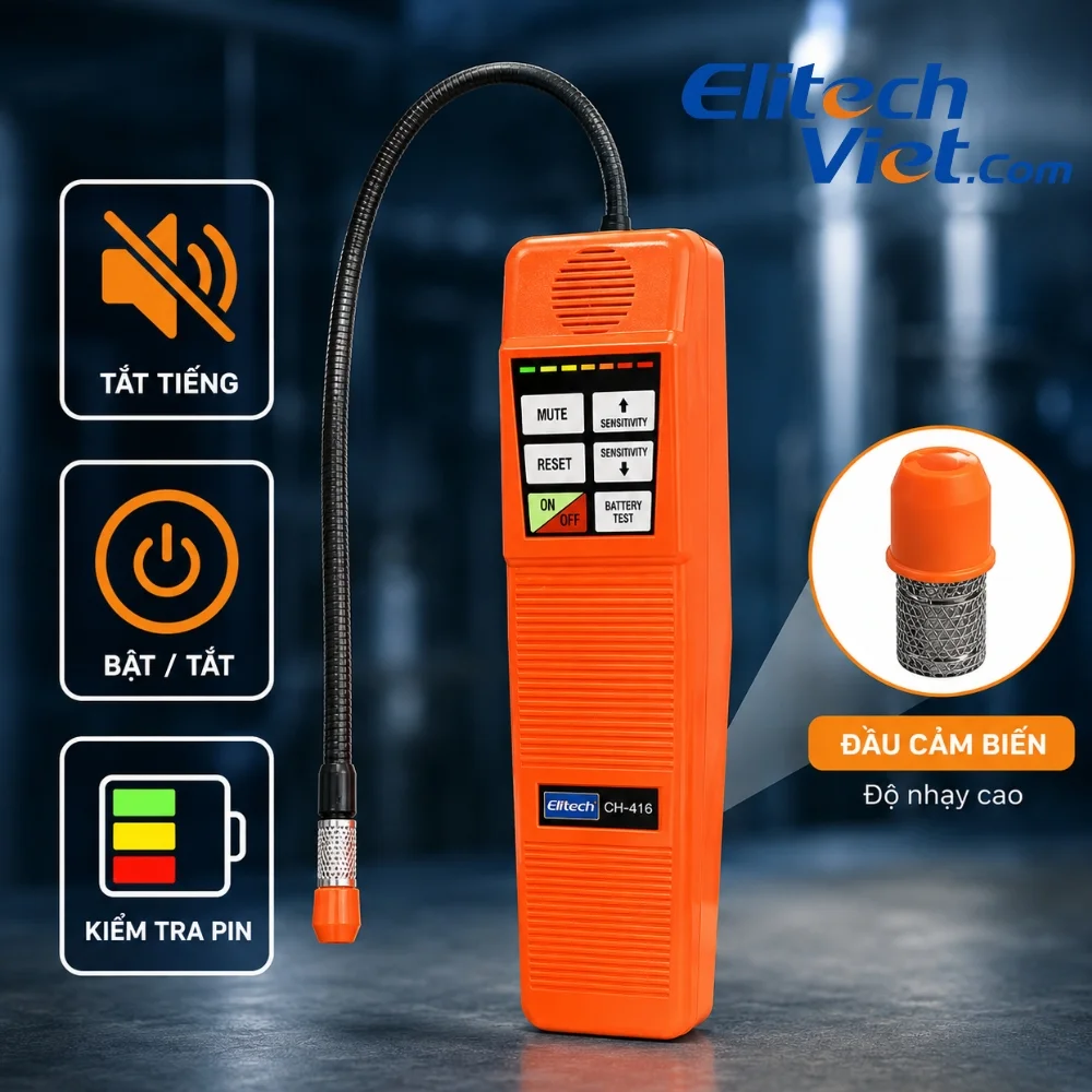 Cảm biến máy dò rò rỉ Elitech CPU-1G