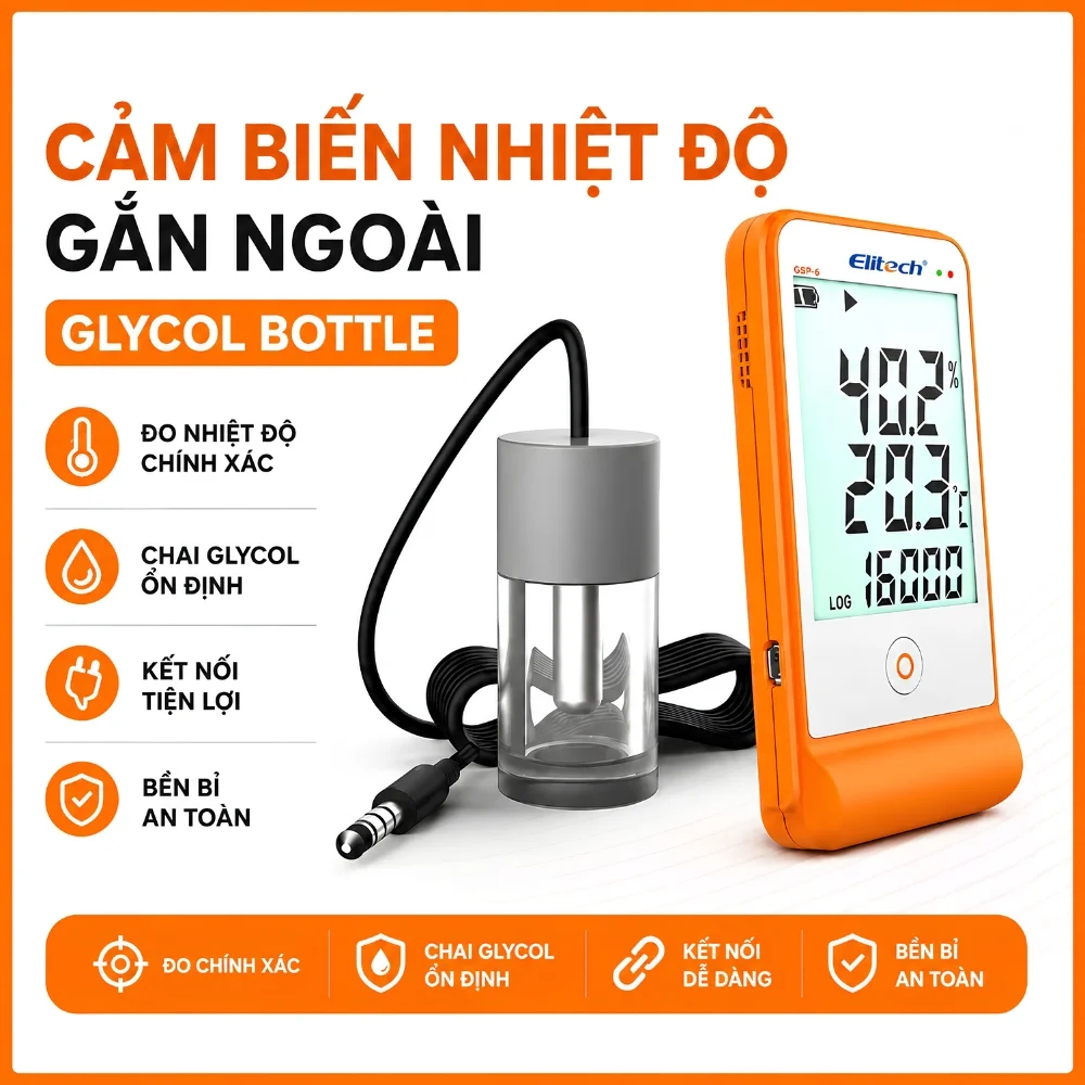 Cảm biến nhiệt độ GSP-6 Elitech Glycol Bottle
