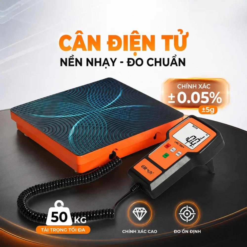 Cân điện tử siêu chính xác Elitech LMC-100F+