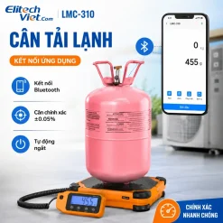 Cân nạp gas lạnh Elitech LMC-310 kết nối ứng dụng