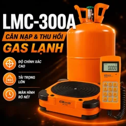 Cân nạp và thu hồi gas lạnh Elitech LMC-300A cân điện tử
