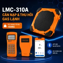 Cân nạp và thu hồi gas lạnh Elitech LMC-310A tải trọng 150kg