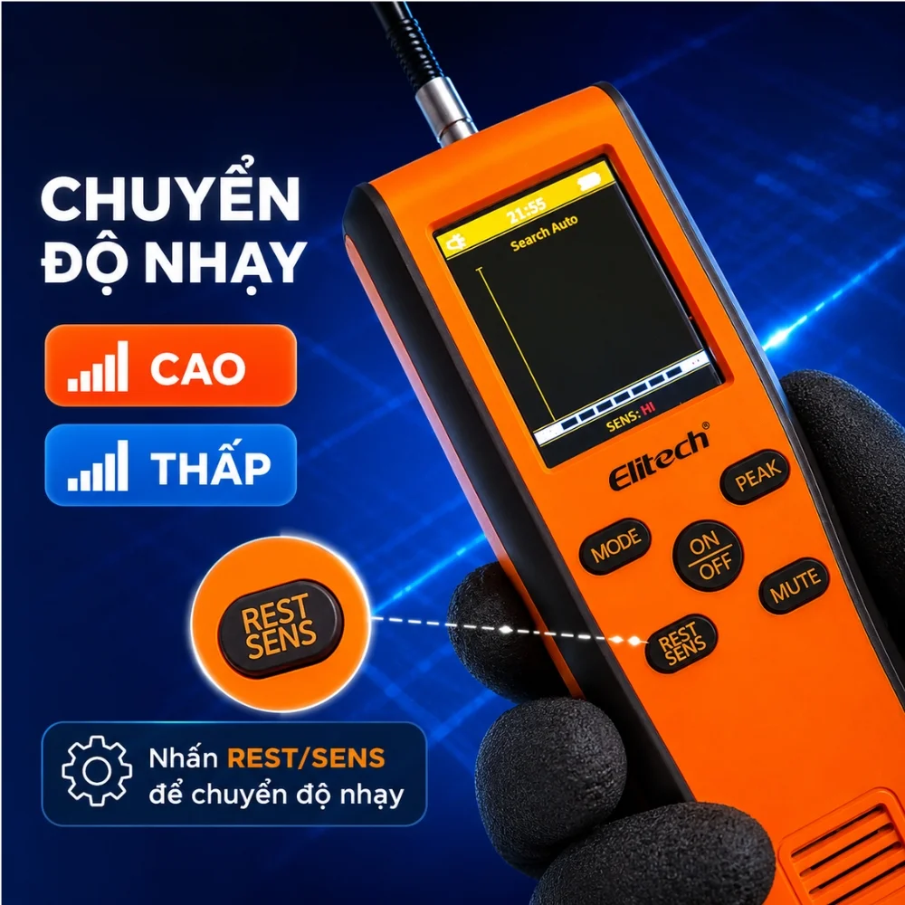 Chuyển đổi độ nhạy Elitech Inframate PPM
