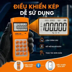 Điều khiển kép trên cân nạp gas Elitech LMC-210