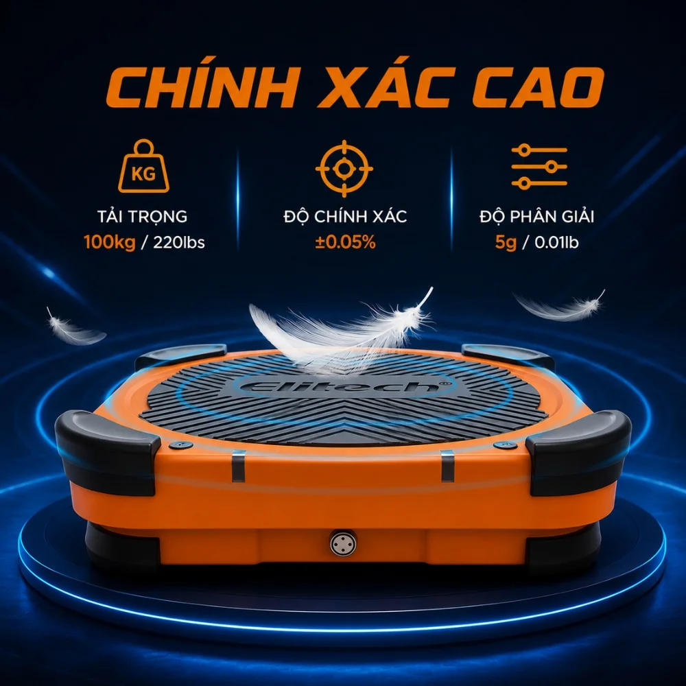 Độ chính xác cao của cân điện tử Elitech LMC-200