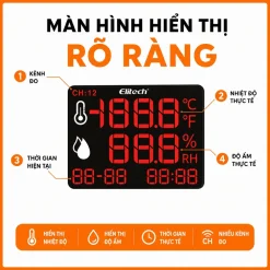Elitech DR-230 màn hình hiển thị rõ nét
