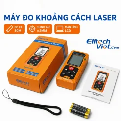 Bộ phụ kiện đi kèm máy đo khoảng cách Laser Elitech LDM-50D