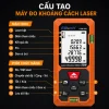 Cấu tạo máy đo khoảng cách Laser Elitech LDM-50D