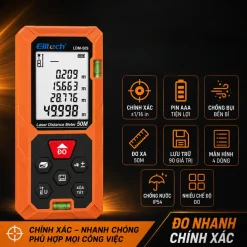 Elitech LDM-50D đo khoảng cách nhanh và chính xác