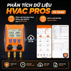 Elitech LMG-10W hỗ trợ phân tích dữ liệu HVAC