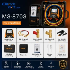 Cấu tạo và các bộ phận của Elitech MS-870S