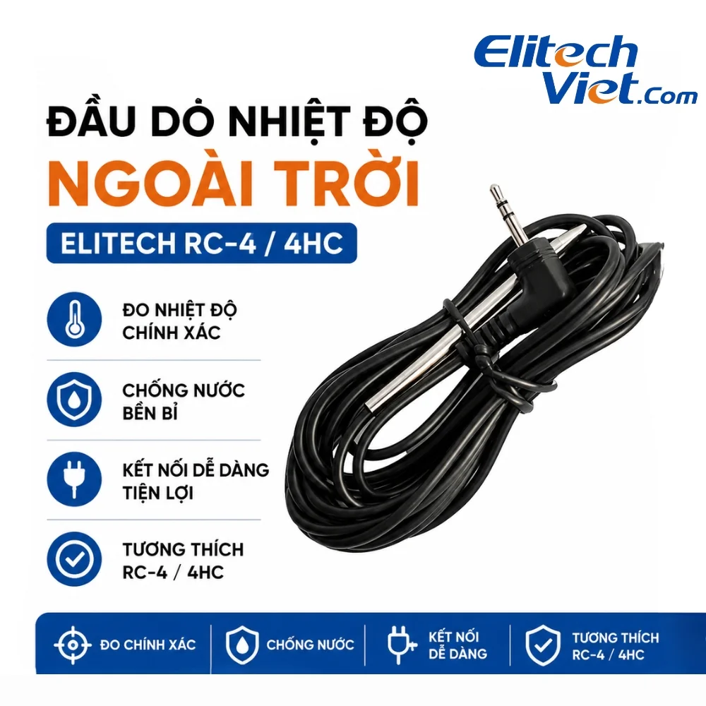 Đầu dò nhiệt độ ngoài dành cho Elitech RC-4/4HC