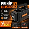 Elitech SVP-DC sử dụng pin kép 18V sạc nhanh