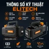 Bộ pin và bộ sạc đi kèm Elitech SVP-DC Pro