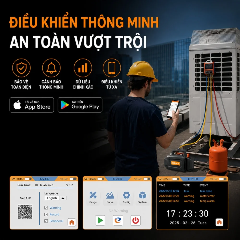 Thông số kỹ thuật của Elitech SVP-DC Pro