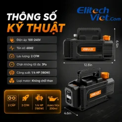 Thông số kỹ thuật của Elitech SVP-DC