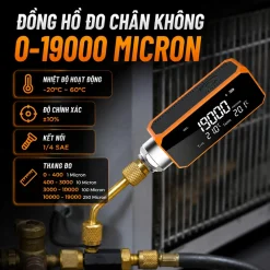 Elitech VGW-mini đo chân không đến 19.000 micron
