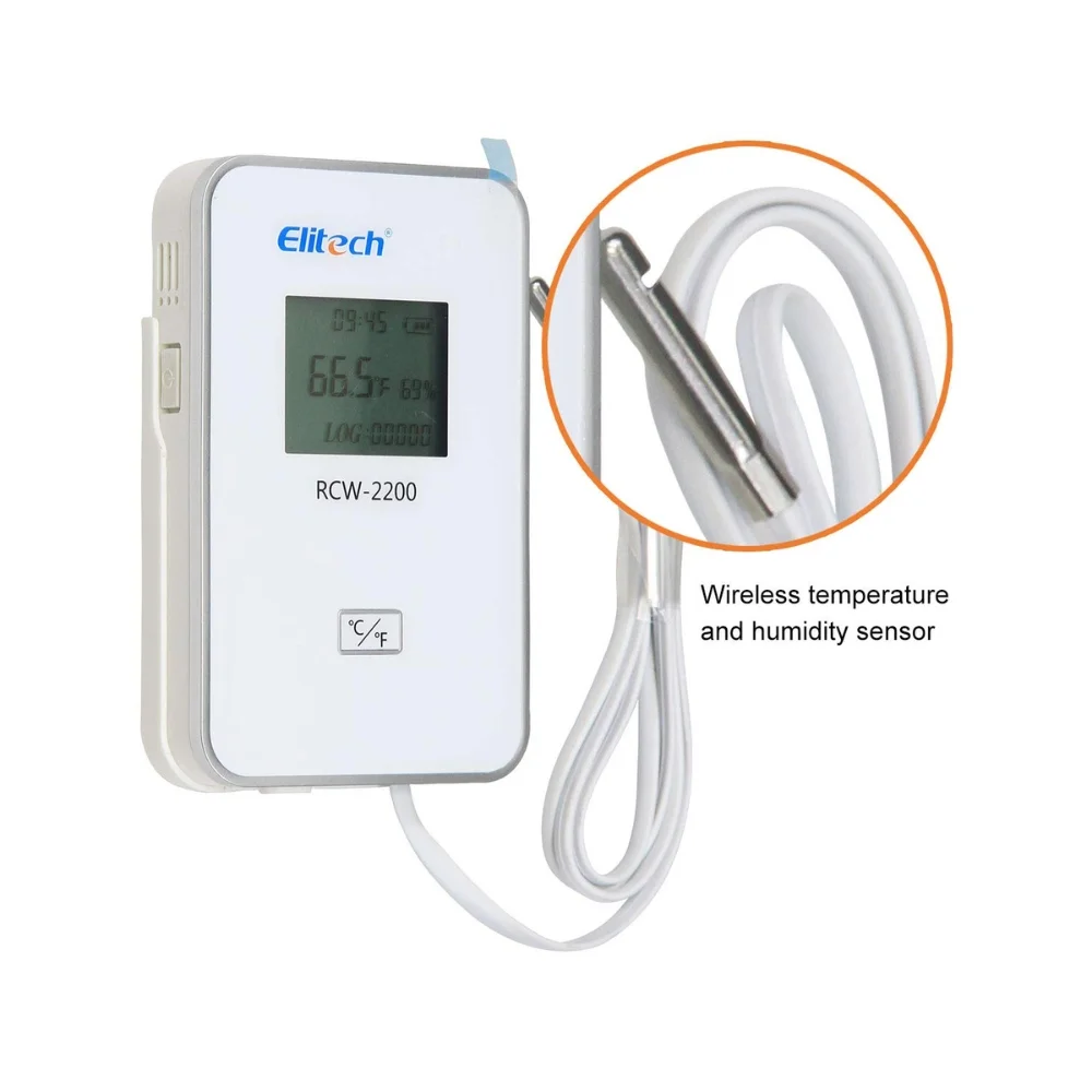 Hệ thống giám sát nhiệt độ ẩm không dây Elitech RCW-2200 chính hãng