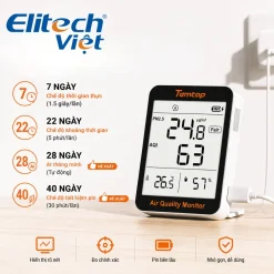 Indoor Temtop S1 theo dõi nhiệt độ và độ ẩm