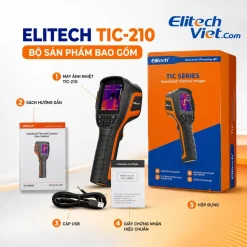Máy ảnh nhiệt cầm tay Elitech TIC-210 bộ sản phẩm