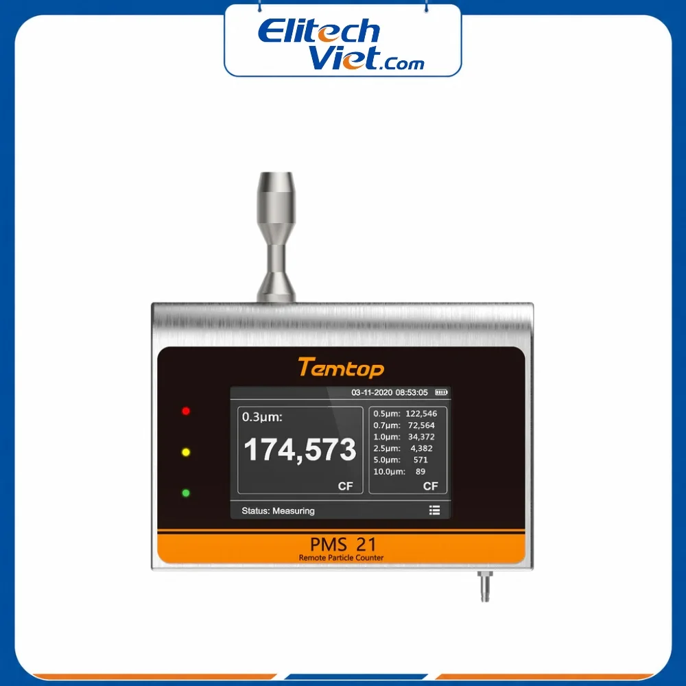 Máy đếm hạt bụi từ xa Temtop PMS-21