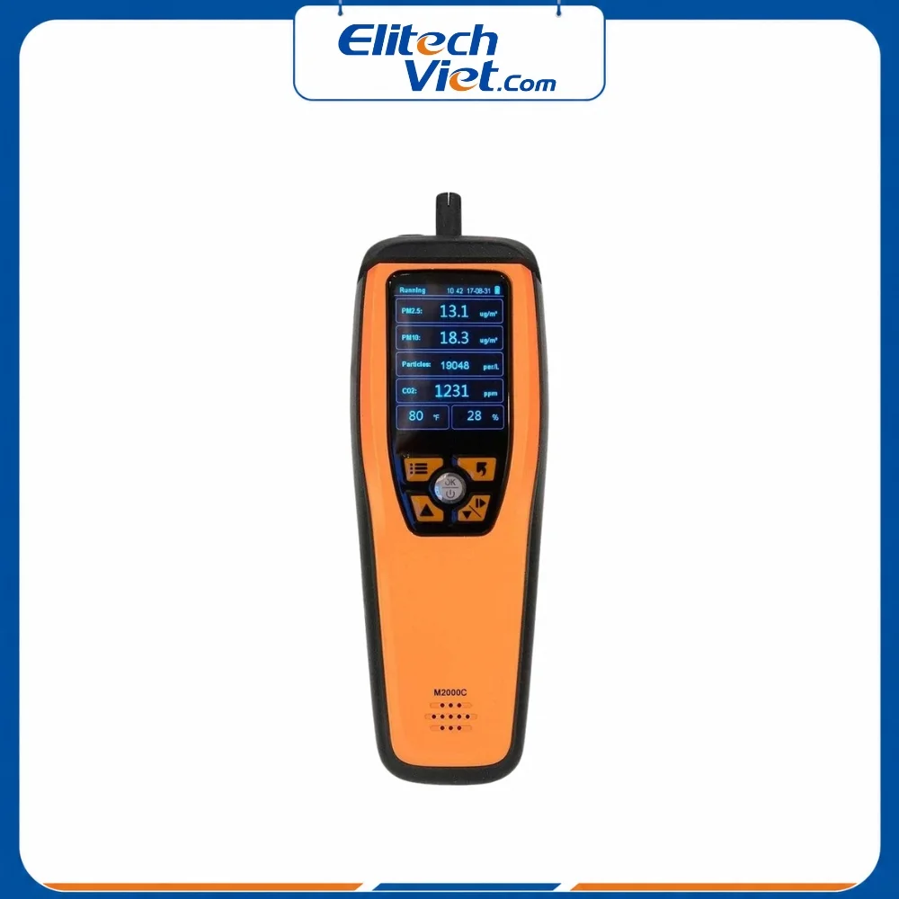 Máy đo chất lượng không khí cầm tay Temtop M2000C.