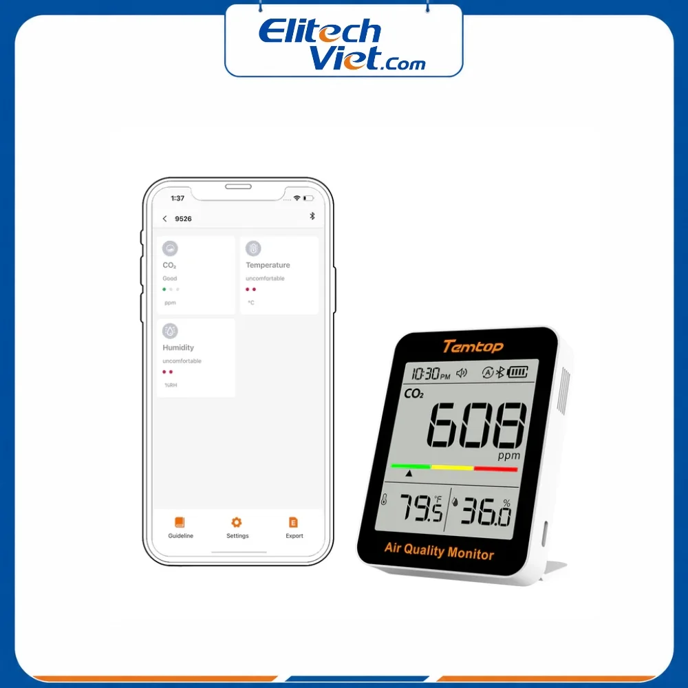 Máy đo chất lượng không khí Temtop C1+