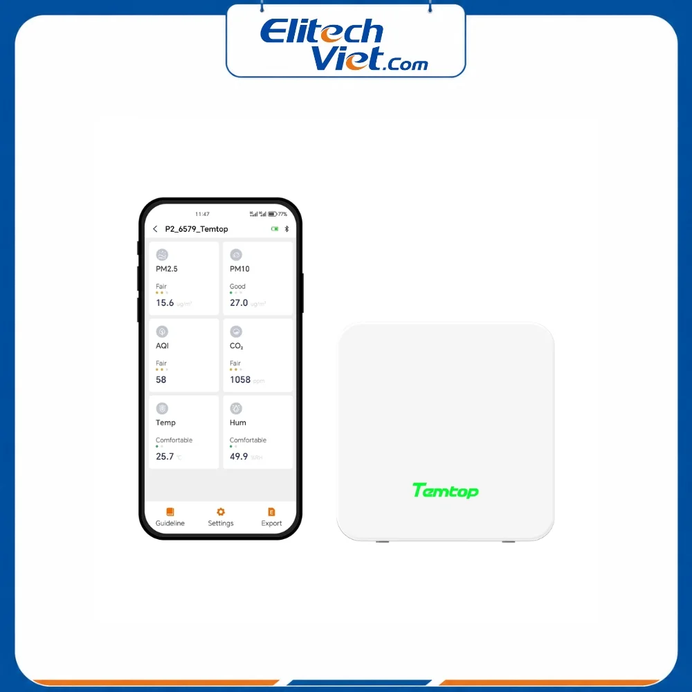 Máy đo chất lượng không khí Temtop P2
