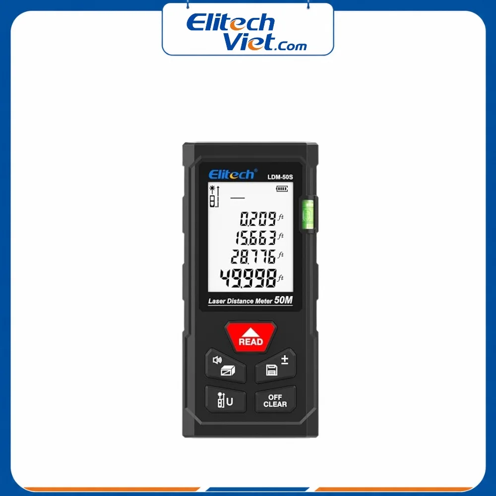 Máy đo khoảng cách bằng laser Elitech LDM-50S.