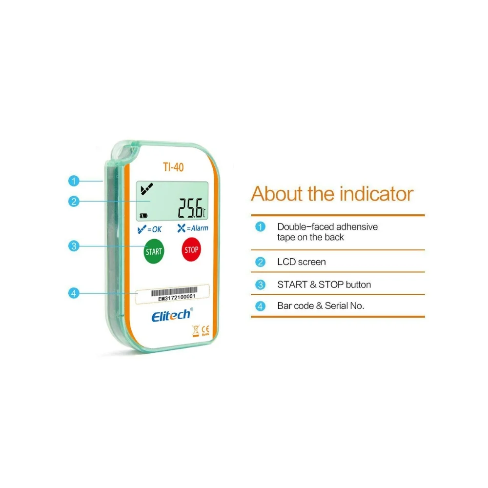 Máy đo nhiệt độ Elitech TI-40 chính hãng